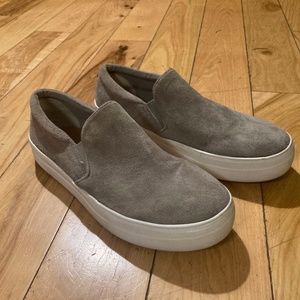 Steve Madden Gills Suede Sneaker - Womens 9.5